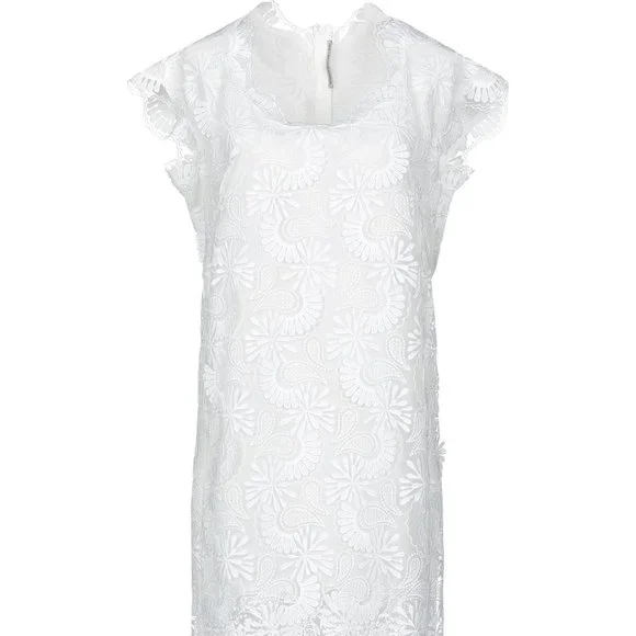 Ermanno Scervino | Dresses | 3425 New With Tags Ermanno Scervino Lace Dress  Size 4 Made In Italy | Poshmark